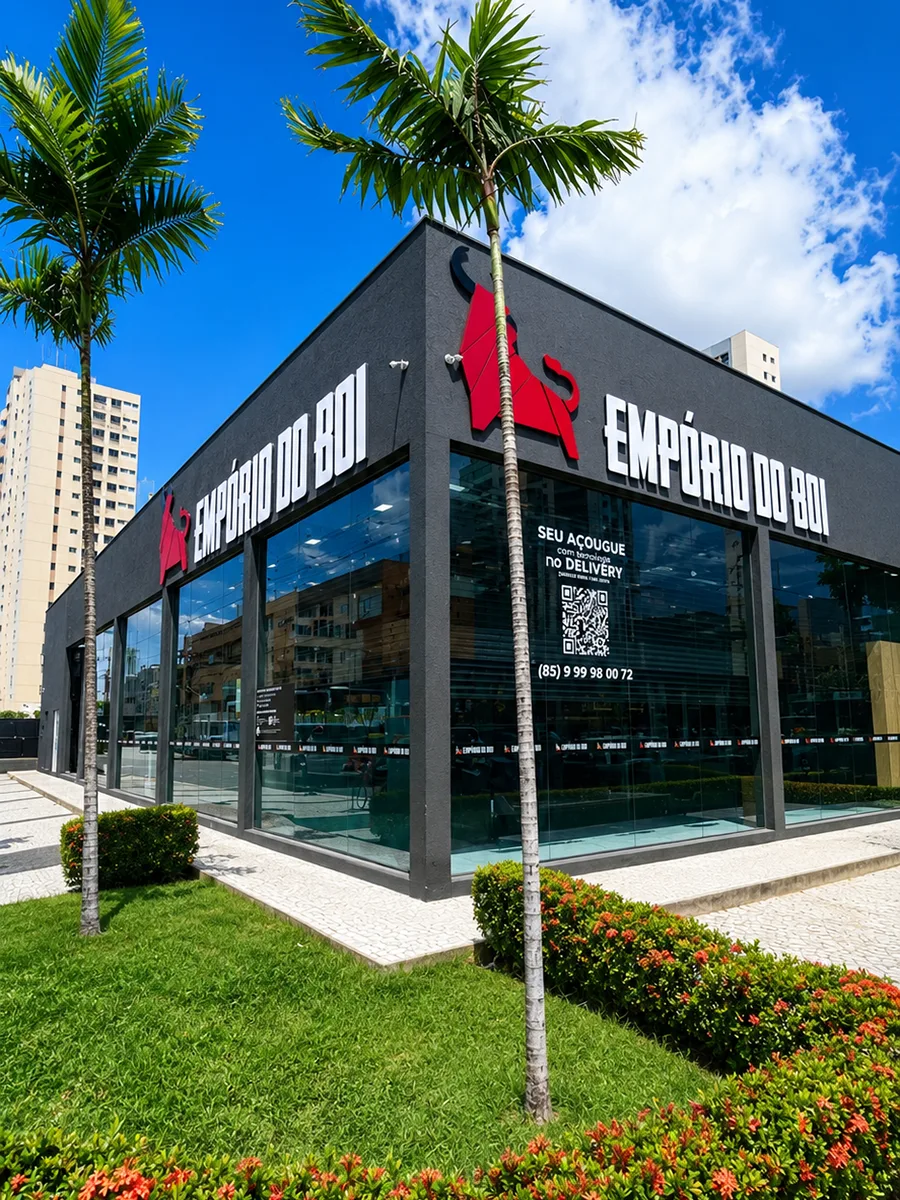 Fachada do Empório do Boi em Fortaleza